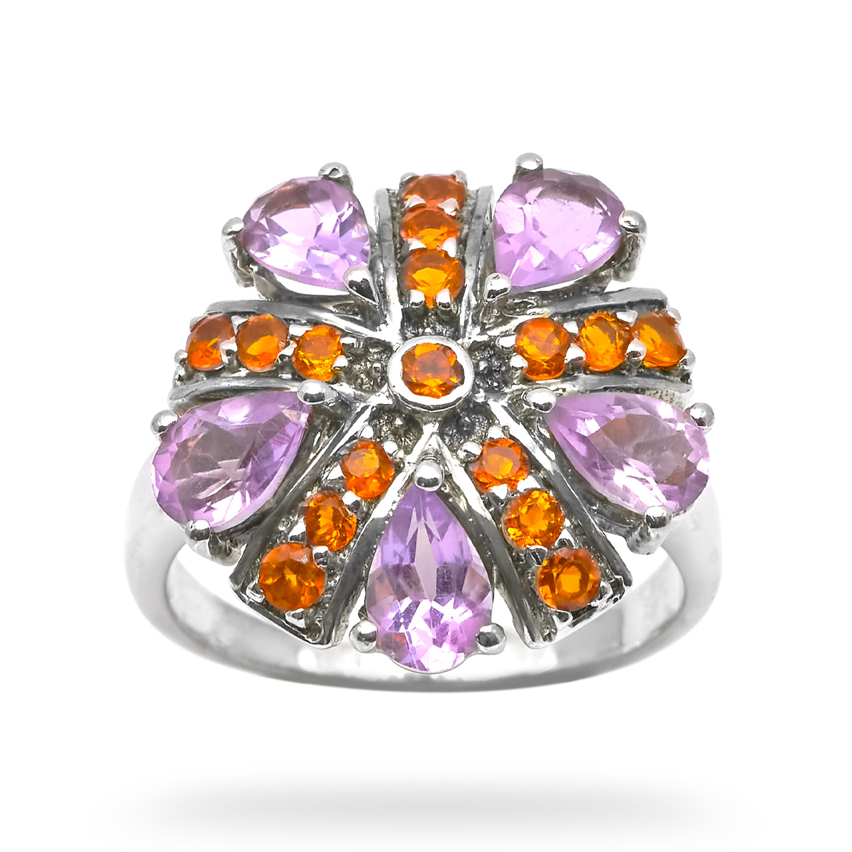 Silver Ring amethyste Priya
